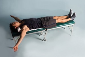 Lying Chest Stretch - Langer Chiropractic and Soft Tissue Therapy 